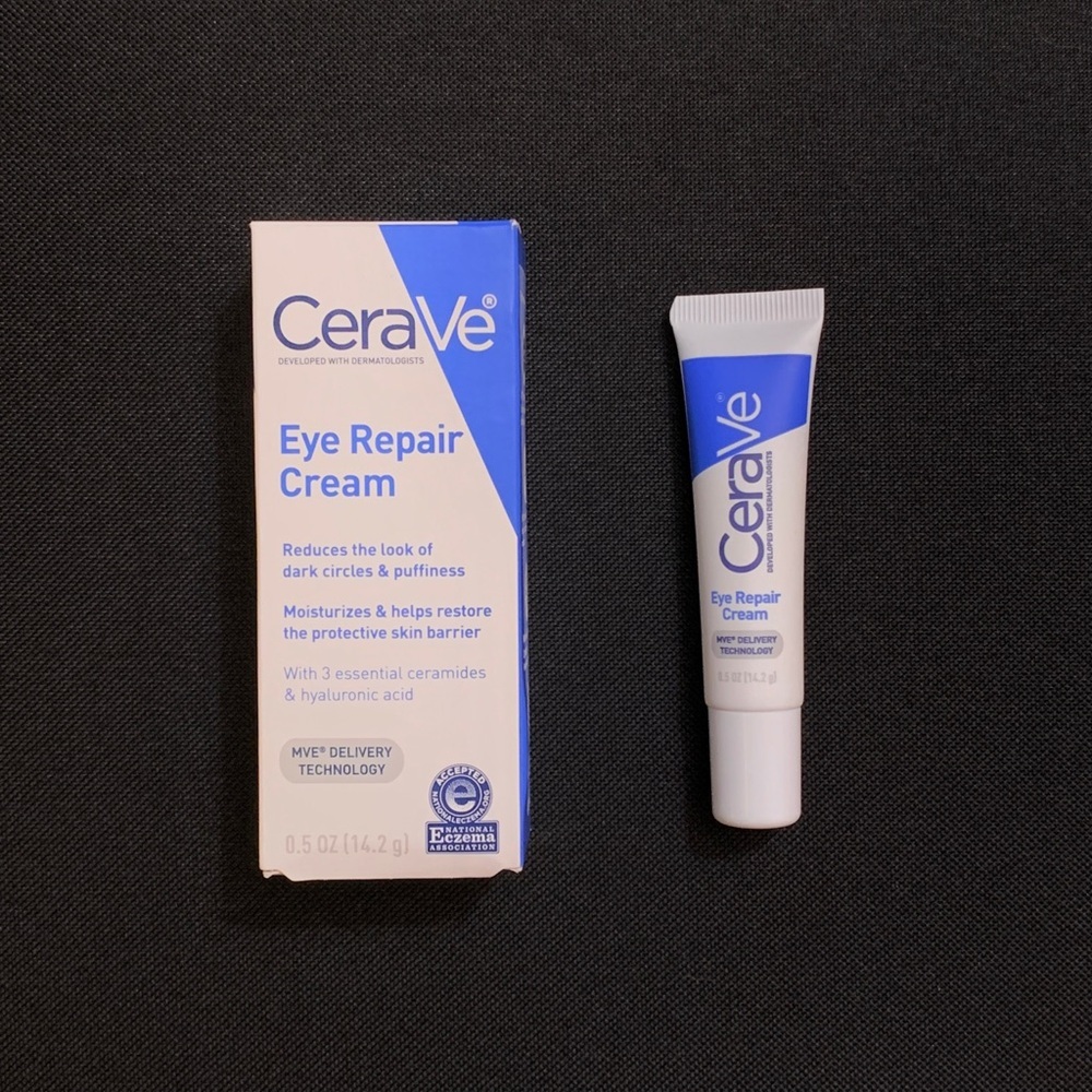 CERAVE Eye Repair Cream w/ Skin Identical Ceramides — Full Size .5 oz